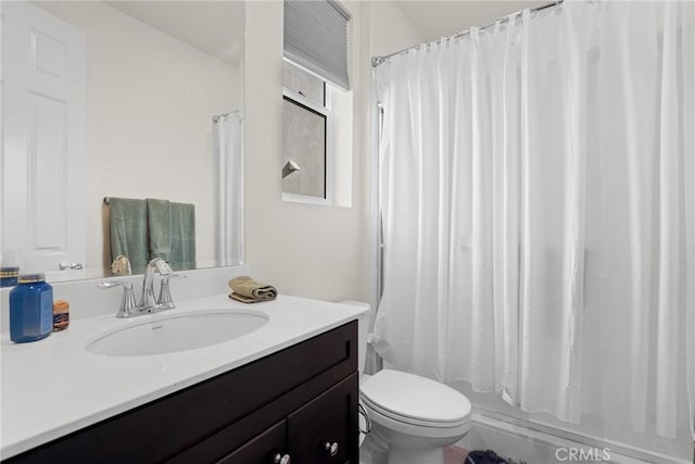 19183 Bension Dr, Saugus, CA 91350 - bathroom with vanity and shower / bathtub combination with curtain