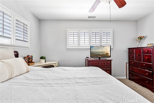 6222 Shawnee Rd, Westminster, CA 92683 - bedroom with carpet, ceiling fan, and baseboards
