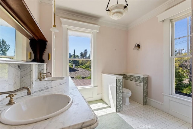 bathroom featuring a sink and a healthy amount of sunlight