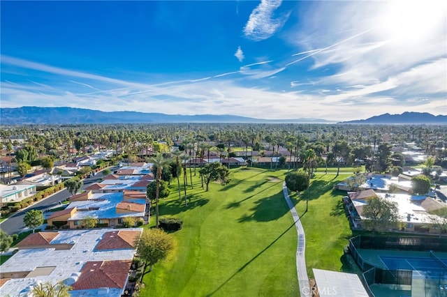 60 La Ronda Dr, Rancho Mirage, CA 92270 - birds eye view of property featuring a mountain view and a residential view