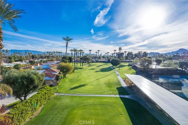 60 La Ronda Dr, Rancho Mirage, CA 92270 - surrounding community featuring view of golf course and a mountain view