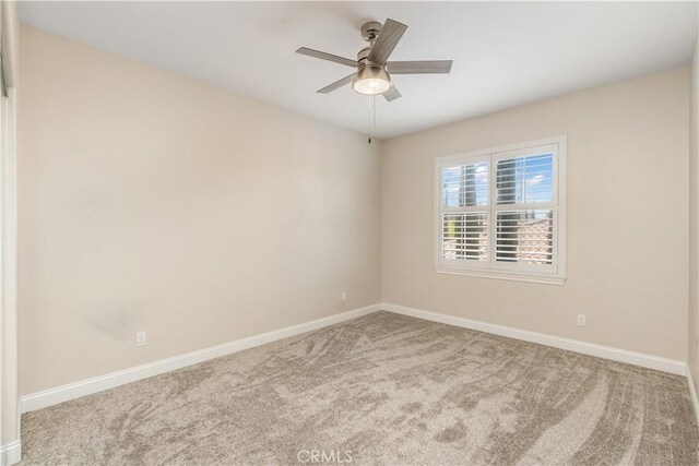 44557 Howell Mountain St, Temecula, CA 92592 - spare room with carpet floors, baseboards, and ceiling fan