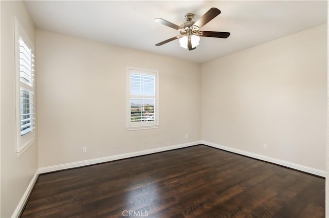 44557 Howell Mountain St, Temecula, CA 92592 - unfurnished room featuring dark wood-style flooring, baseboards, and plenty of natural light