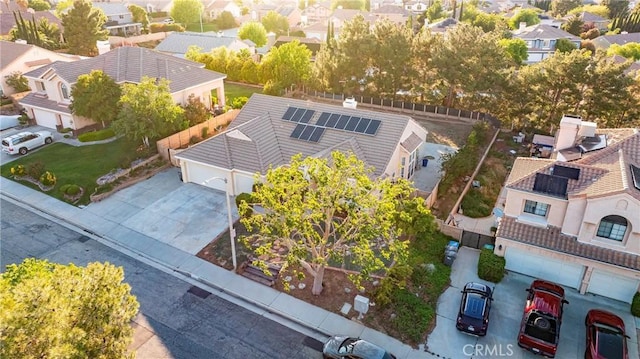 birds eye view of property featuring a residential view