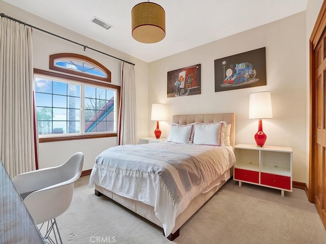 508 Lantern Crest Dr, Redlands, CA 92373 - carpeted bedroom featuring baseboards and visible vents