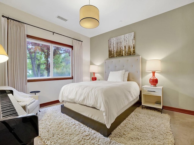 508 Lantern Crest Dr, Redlands, CA 92373 - bedroom with baseboards, carpet floors, and visible vents
