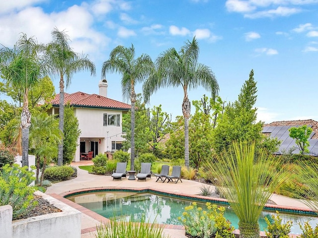 508 Lantern Crest Dr, Redlands, CA 92373 - pool featuring a patio