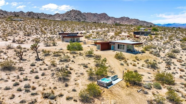 64172 Hollinger Rd, Joshua Tree, CA 92252 - view of rural area with a desert landscape and a mountain backdrop
