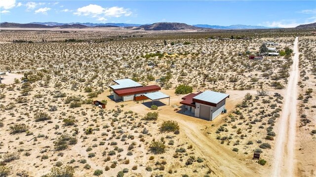 64172 Hollinger Rd, Joshua Tree, CA 92252 - overview of rural landscape with a desert landscape and a mountain backdrop