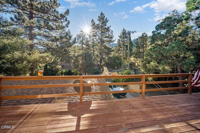 view of deck