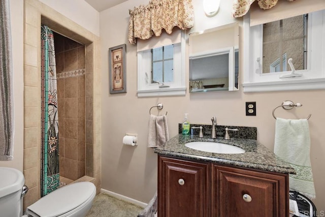 1704 Winterwarm Dr, Fallbrook, CA 92028 - full bath with vanity and tiled shower