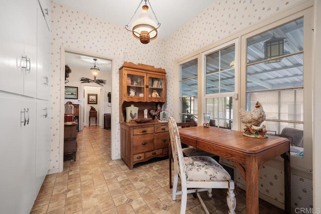 1704 Winterwarm Dr, Fallbrook, CA 92028 - office featuring wallpapered walls