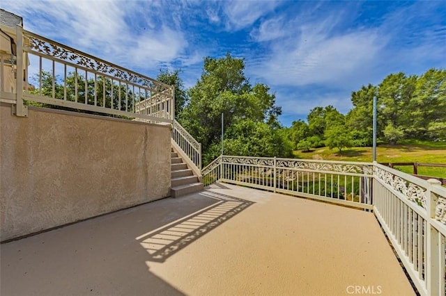 30840 Badger Ct, Coarsegold, CA 93614 - view of patio / terrace featuring stairway