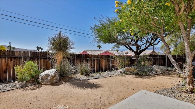 9630 El Mirador Blvd, Desert Hot Springs, CA 92240 - view of yard with a fenced backyard