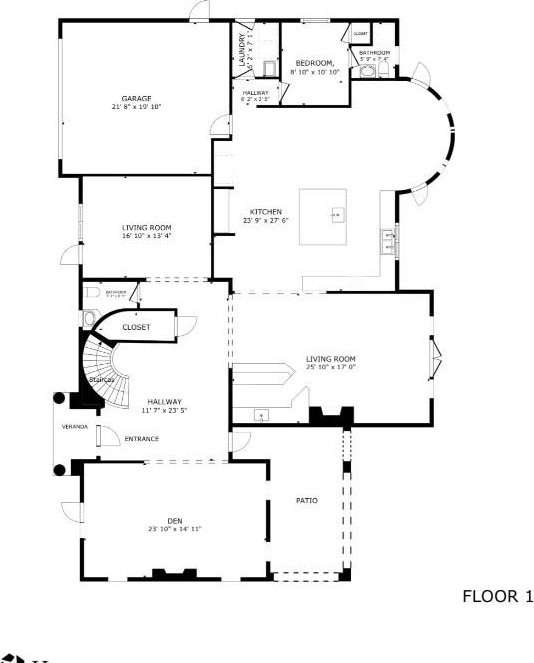 8531 10th St, Downey, CA 90241 - view of home floor plan