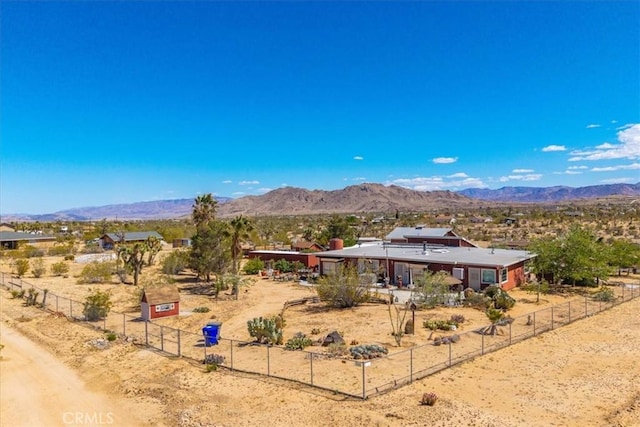 property view of mountains with a desert view