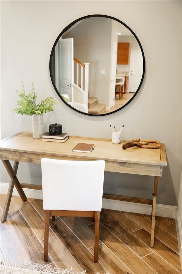 9369 Riberena Cir Unit 11, Atascadero, CA 93422 - bathroom with wood finished floors and baseboards