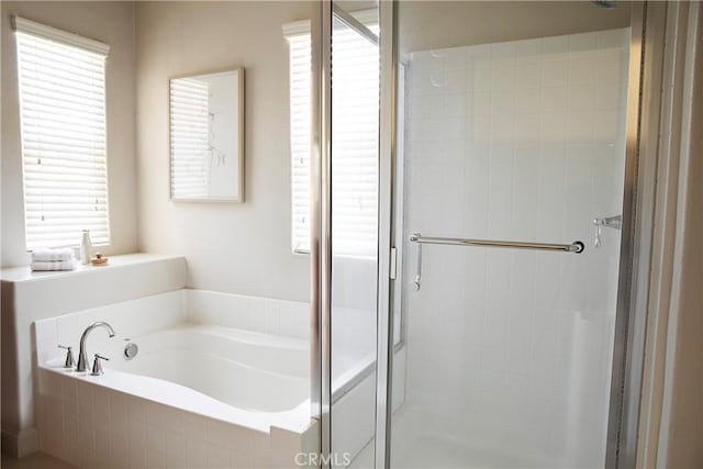 9369 Riberena Cir Unit 11, Atascadero, CA 93422 - full bathroom featuring a shower stall and a bath