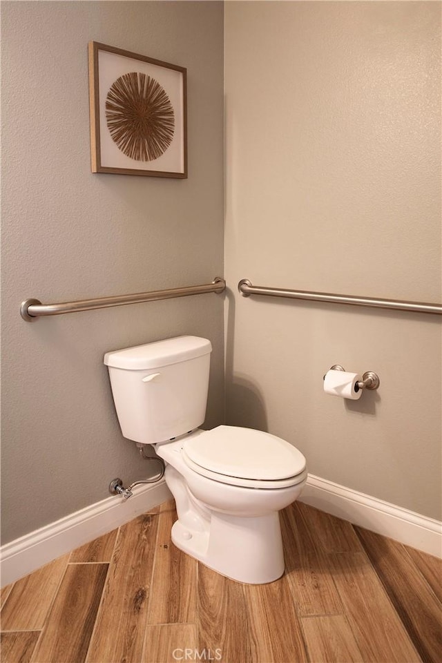 9369 Riberena Cir Unit 11, Atascadero, CA 93422 - bathroom with toilet and wood finished floors