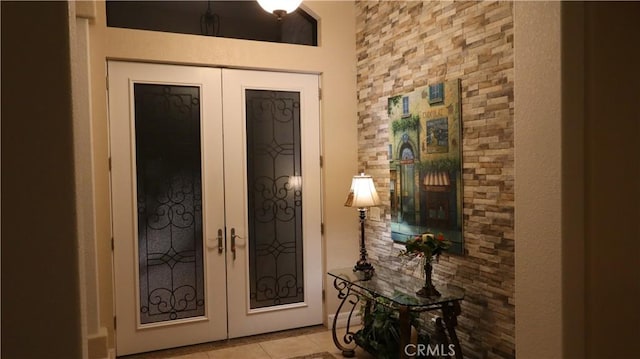 3615 Towhee Court, Punta Gorda, FL 33950 - interior space featuring tile patterned flooring and french doors