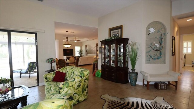 3615 Towhee Court, Punta Gorda, FL 33950 - living room with baseboards and tile patterned floors