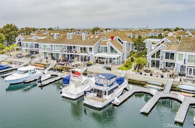 16143 Saint Croix Cir, Huntington Beach, CA 92649 - drone / aerial view of a large body of water