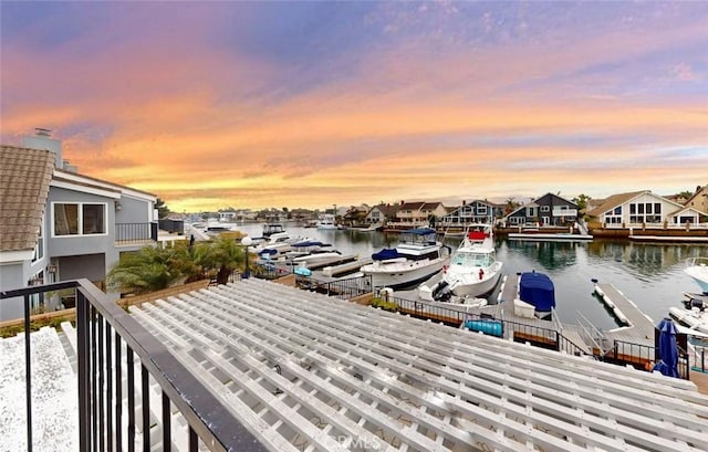 16143 Saint Croix Cir, Huntington Beach, CA 92649 - dock area featuring a water view