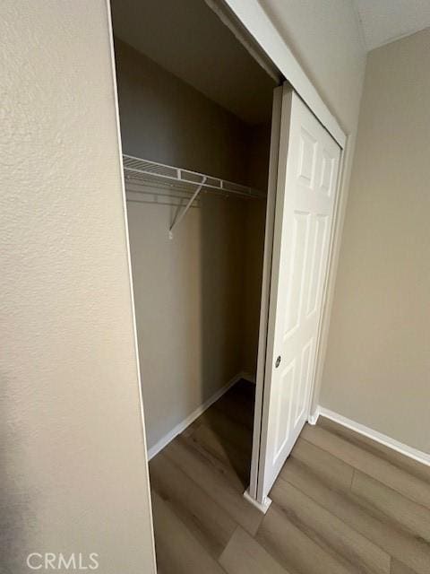 view of closet