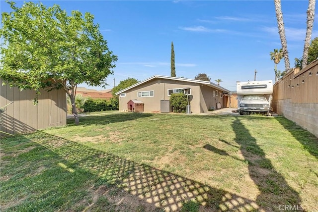 24 S La Salle St, Redlands, CA 92374 - view of yard featuring a storage unit, fence, and an outbuilding