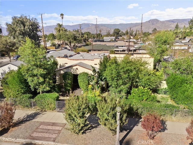 405 E Colton Ave, Redlands, CA 92374 - birds eye view of property featuring a residential view and a mountain view