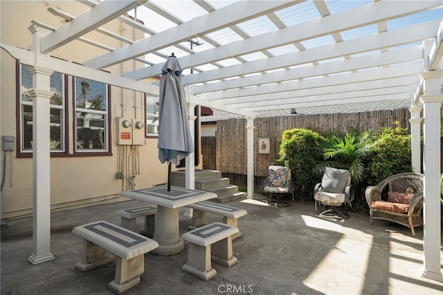 405 E Colton Ave, Redlands, CA 92374 - view of patio / terrace with a fenced backyard
