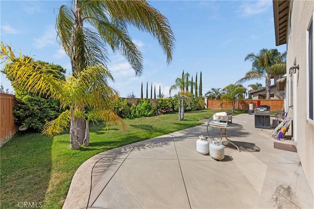 34138 Amici St, Temecula, CA 92592 - view of patio / terrace featuring a fenced backyard and grilling area