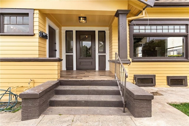 view of entrance to property