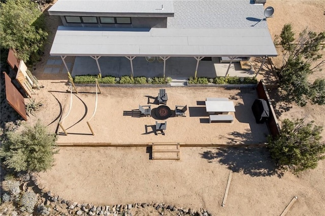 48575 Paradise Ave, Morongo Valley, CA 92256 - view from above of property