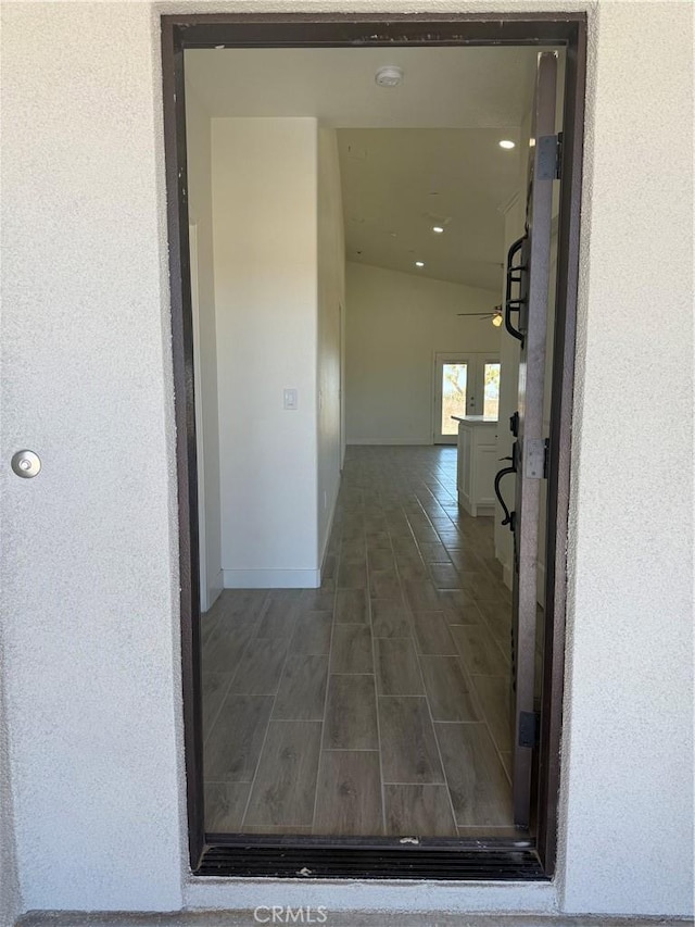 6472 Cayucos Dr, Phelan, CA 92371 - hall with baseboards and recessed lighting