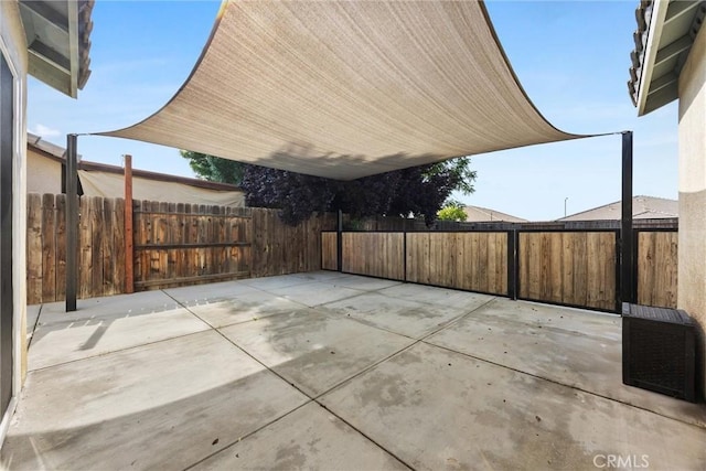 view of patio / terrace with fence