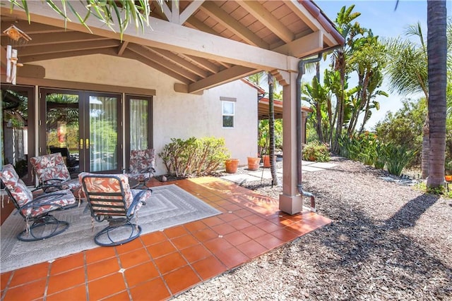 view of patio
