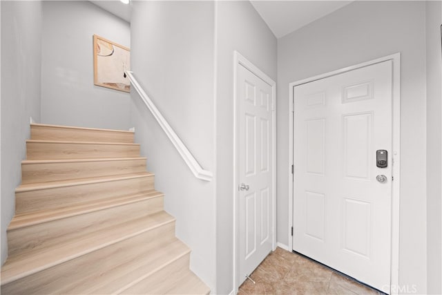 15212 Cambridge St, Tustin, CA 92782 - foyer entrance featuring tile patterned floors and stairs