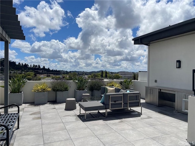 view of patio / terrace with outdoor lounge area