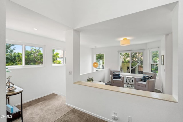 interior space with baseboards