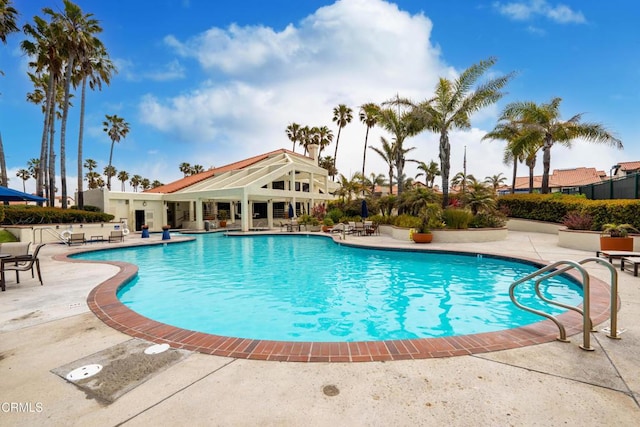 community pool featuring a patio