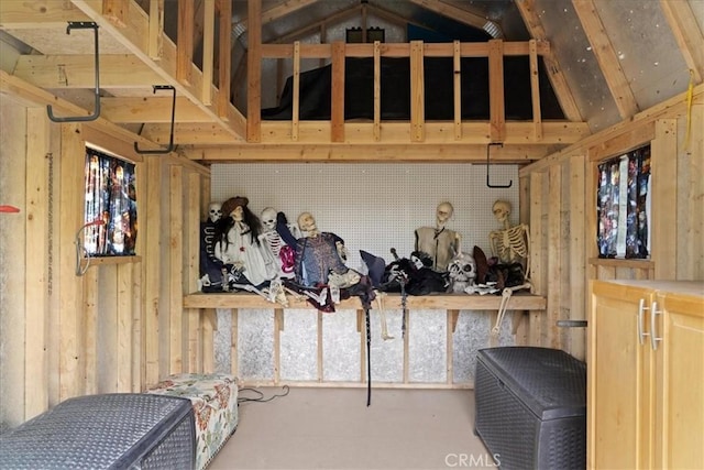 view of storage room