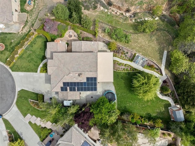 drone / aerial view