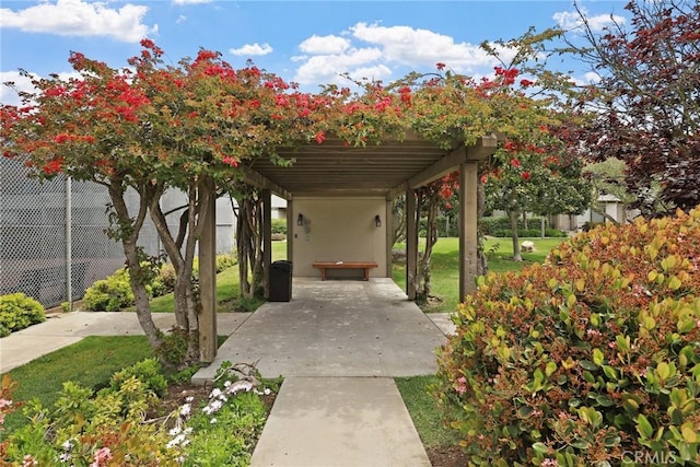 surrounding community featuring a yard