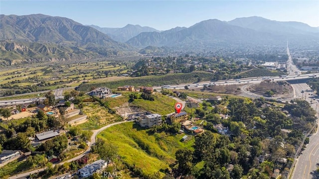 9336 Wayside Dr, Sunland, CA 91040 - birds eye view of property featuring a mountain view