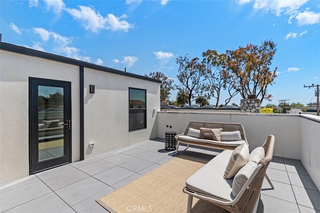 view of patio / terrace featuring outdoor lounge area