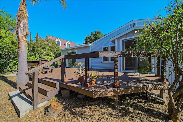 view of deck