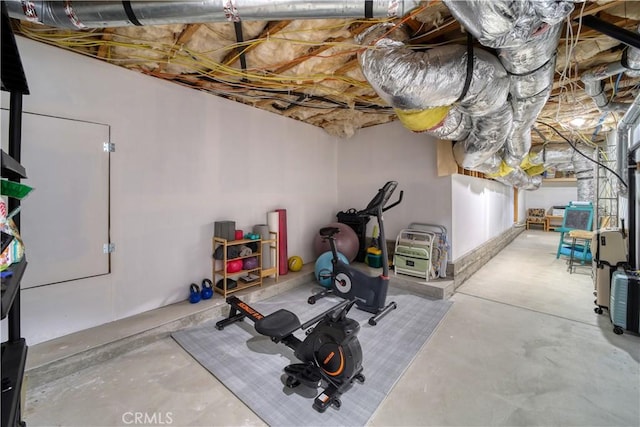 view of exercise room