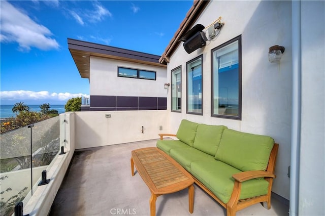balcony with an outdoor living space