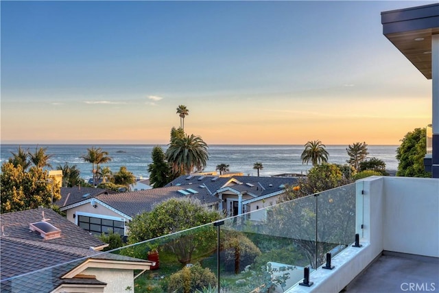 property view of water